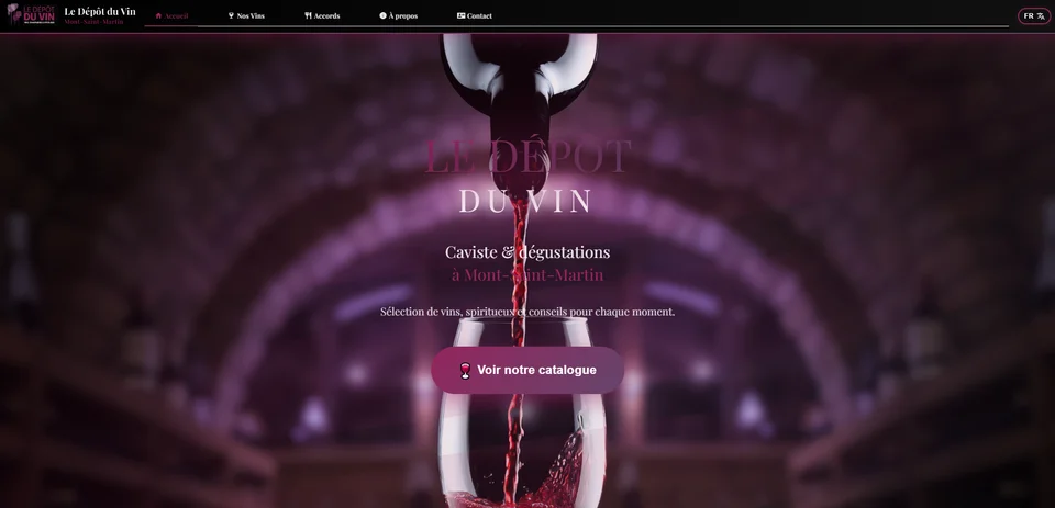 Site Le Dépôt du Vin