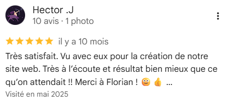 Avis client Le Hub du Web